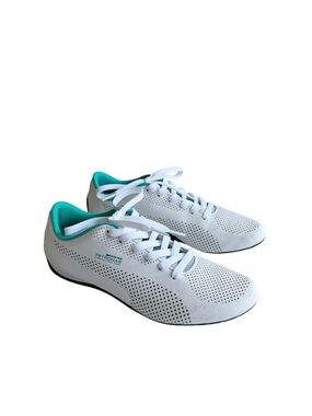 Puma Mercedes Amg Petronas Drift Cat 5 Ultra Soccer Shoe Size 9 42 White Green